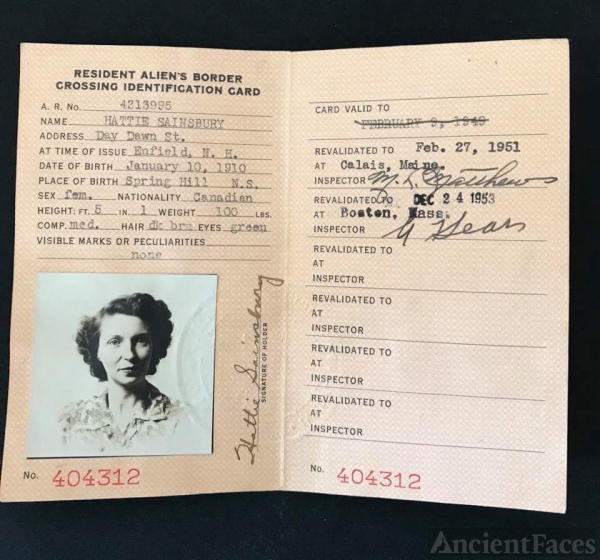 Hattie Sainsbury Border Card