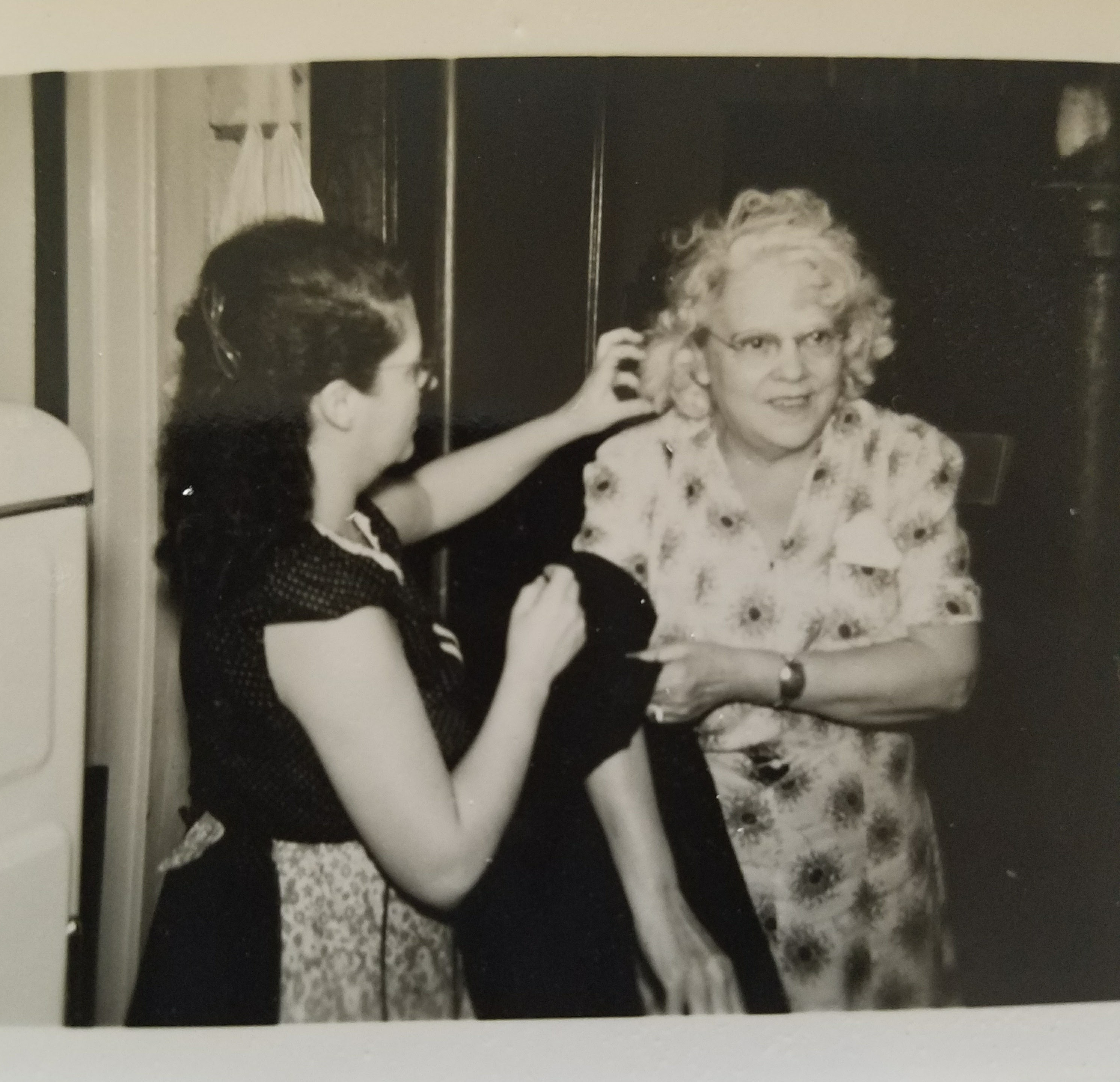 Dorothea Claire Lozar.  (Left) with her mom Myrtle F. Stountenburg