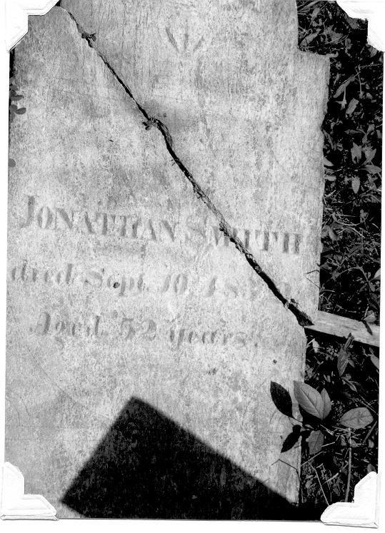 Gravestone of Jonathan Smith Jr.