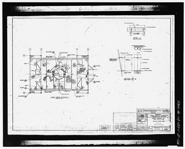 156. Photocopy of drawing (1963 architectural drawing by...