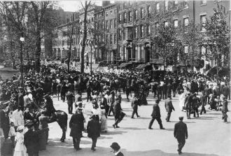Suffrage parade, New York City