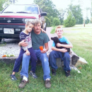 Billy Edward Barnes with grandsons