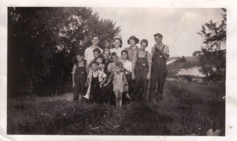 Grandma Jungers and Her Grandchildren