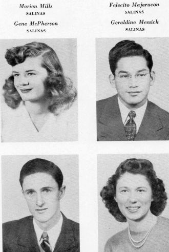 Marian Mills 1946 - Salinas Junior College