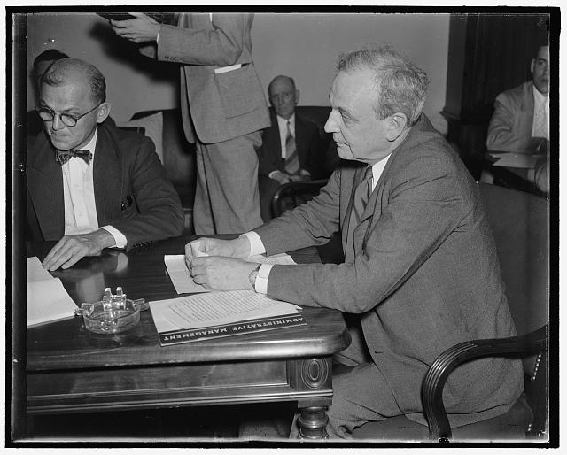 Government reorganization hearing Washington, D.C., Aug...