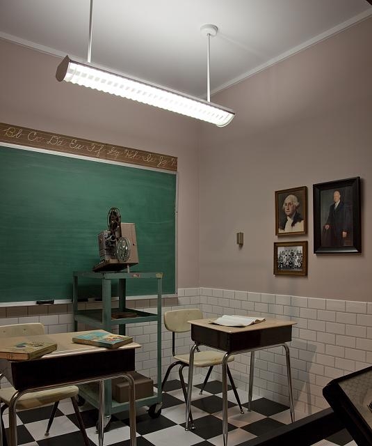 Classroom exhibit, Birmingham Civil Rights Institute,...