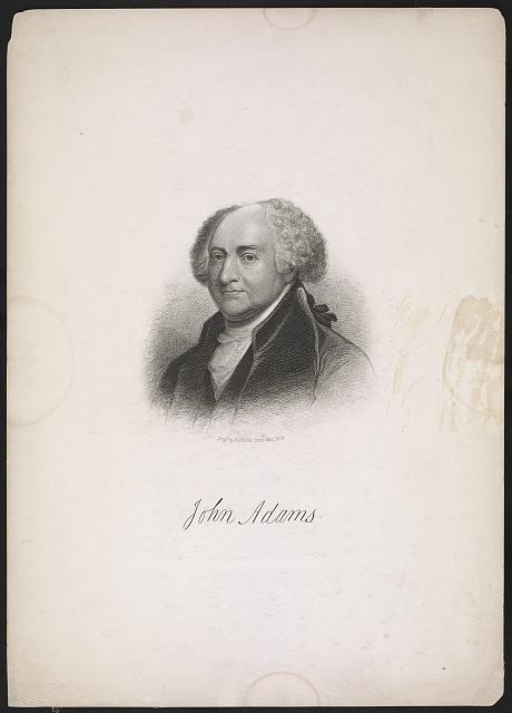 [John Adams, bust portrait, facing left] / eng'd by H.B....
