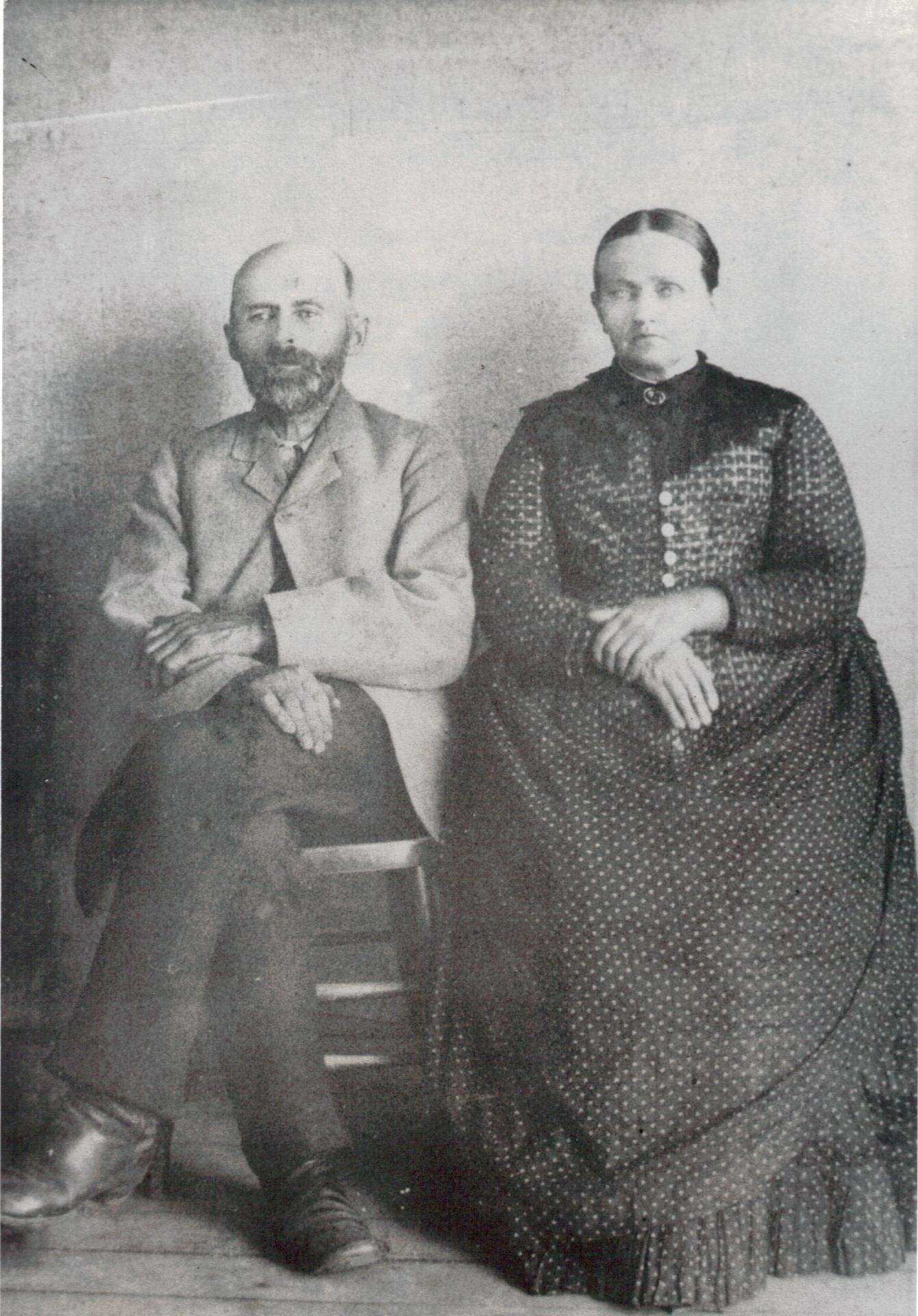John & Sarah (Frey) Bruner, Nebraska 1880s