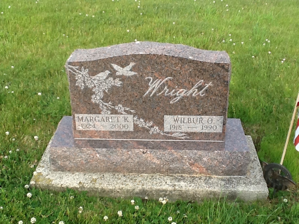 Wilbur & Margaret Wright gravesite