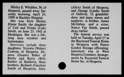 Shirley Elaine Smith 