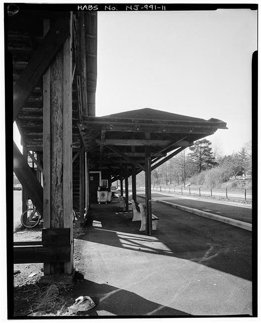 11. VIEW SOUTHWEST, CANOPY - Fanwood Station, South Side...