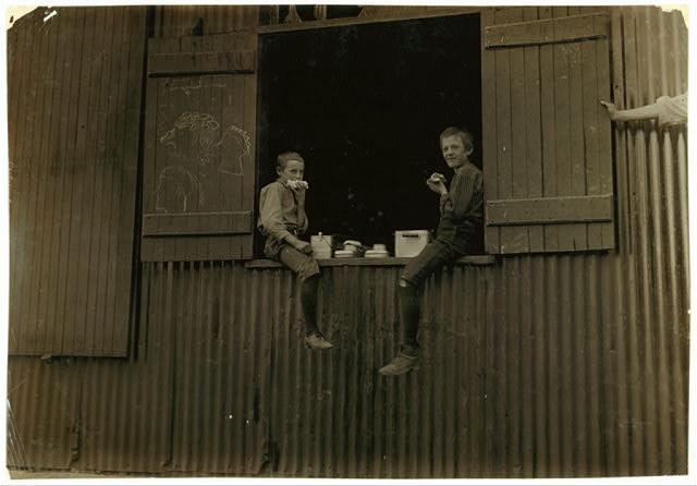 Lunch Time, Economy Glass Works, Morgantown, W. Va....