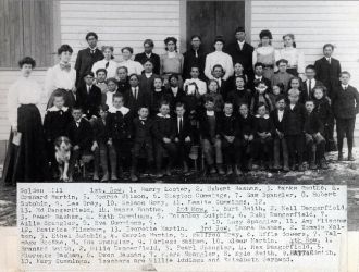 Golden Hill School ca 1912