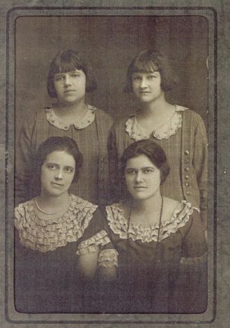 Blanche, Laura, Jimmie and Mary Johnson