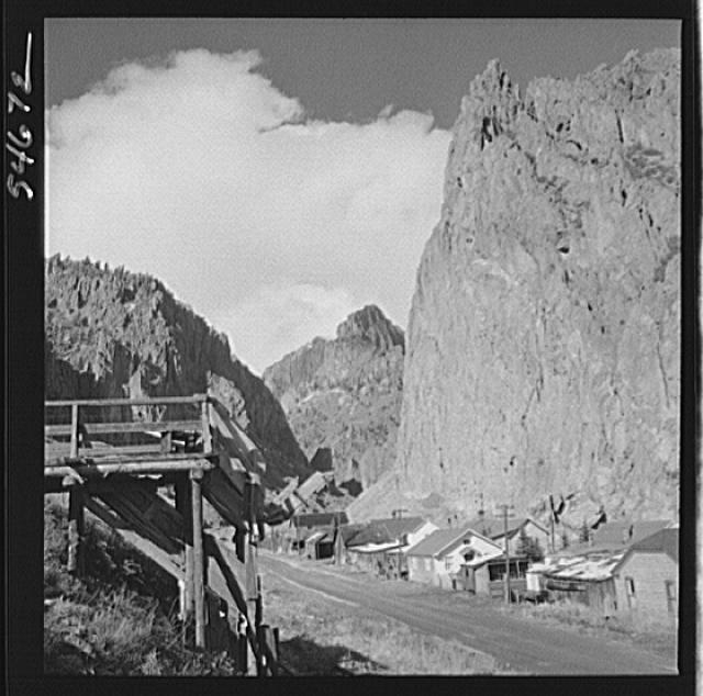 Creede, Colorado. Lead and silver mining in a former...