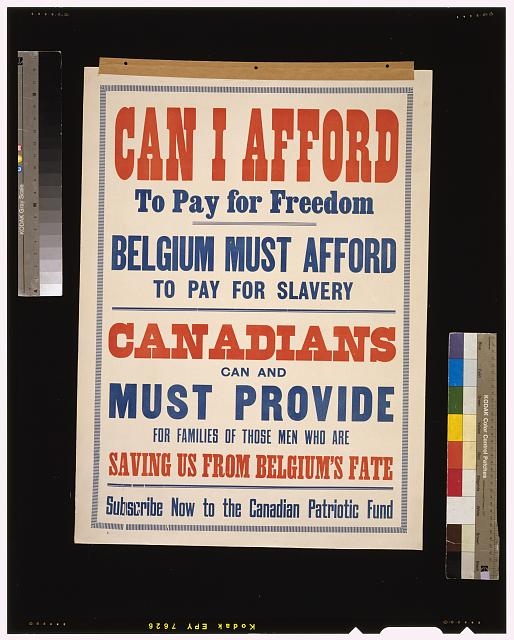 Can I afford to pay for freedom. Belgium must afford to...