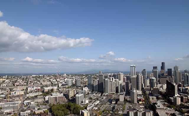 Seattle, Washington, view taken from the Space Needle