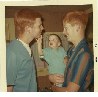 John, Sheri, and Jerry Lewis, 1968