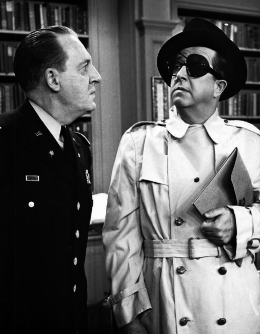 Howard St. John and BILKO as a Secret Agent.