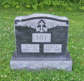 Alyce May (Greaney) Joy--gravestone