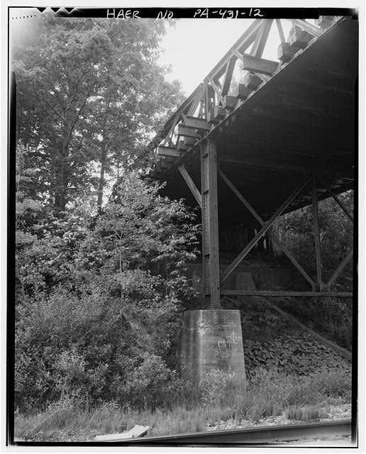 View of northwest side bridge, facing northeast. - Mount...