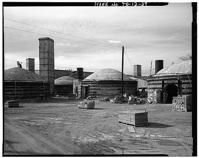 29. BRICK KILNS AT THE EASTERN END OF THE YARD. - D'Hanis...