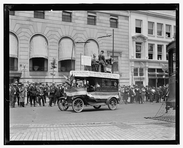 Auto Trade Assoc. parade, Wash. D.C., June 28, 1919