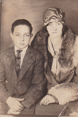 Bertha E. Agee with son, Leroy