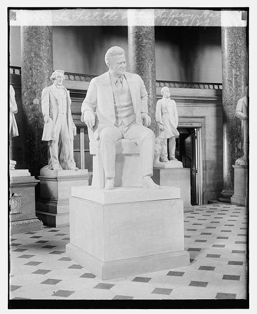La Follette Statue, Statuary Hall, 4/29/29