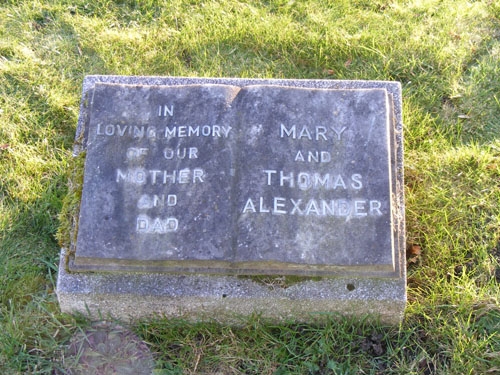 Mary & Thomas Alexander gravesite