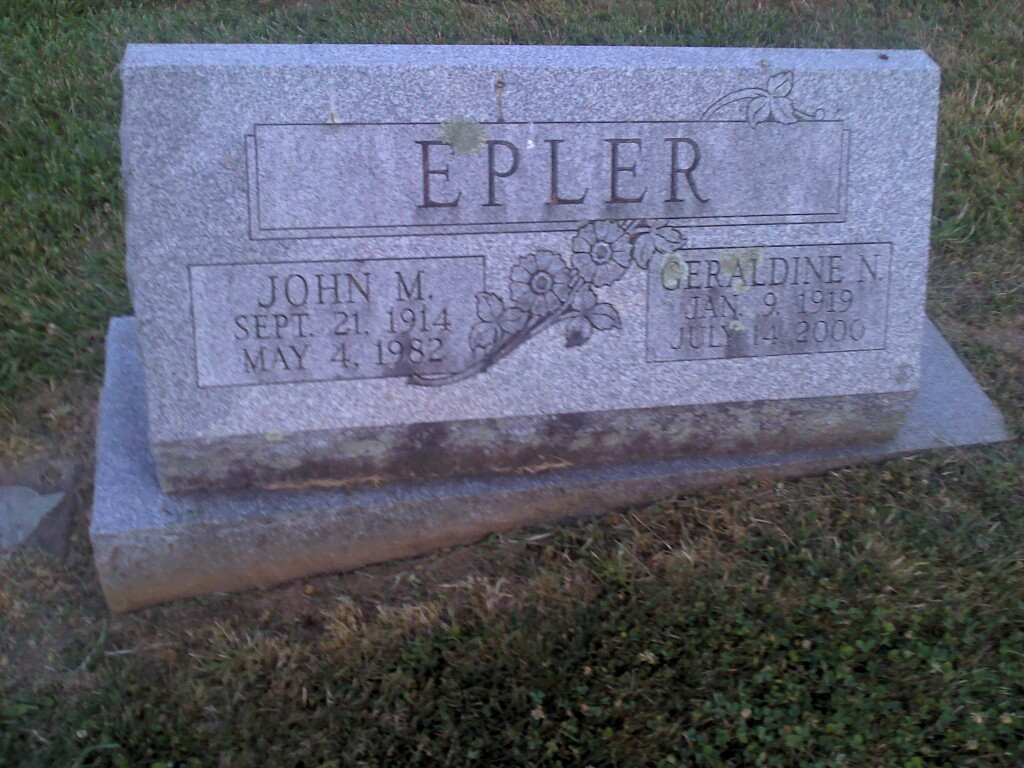 John M Epler Gravesite