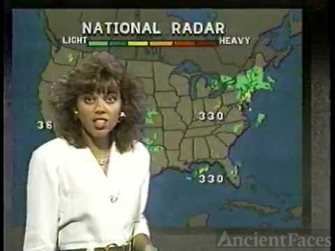 Jeanetta Jones on The Weather Channel (1989) 