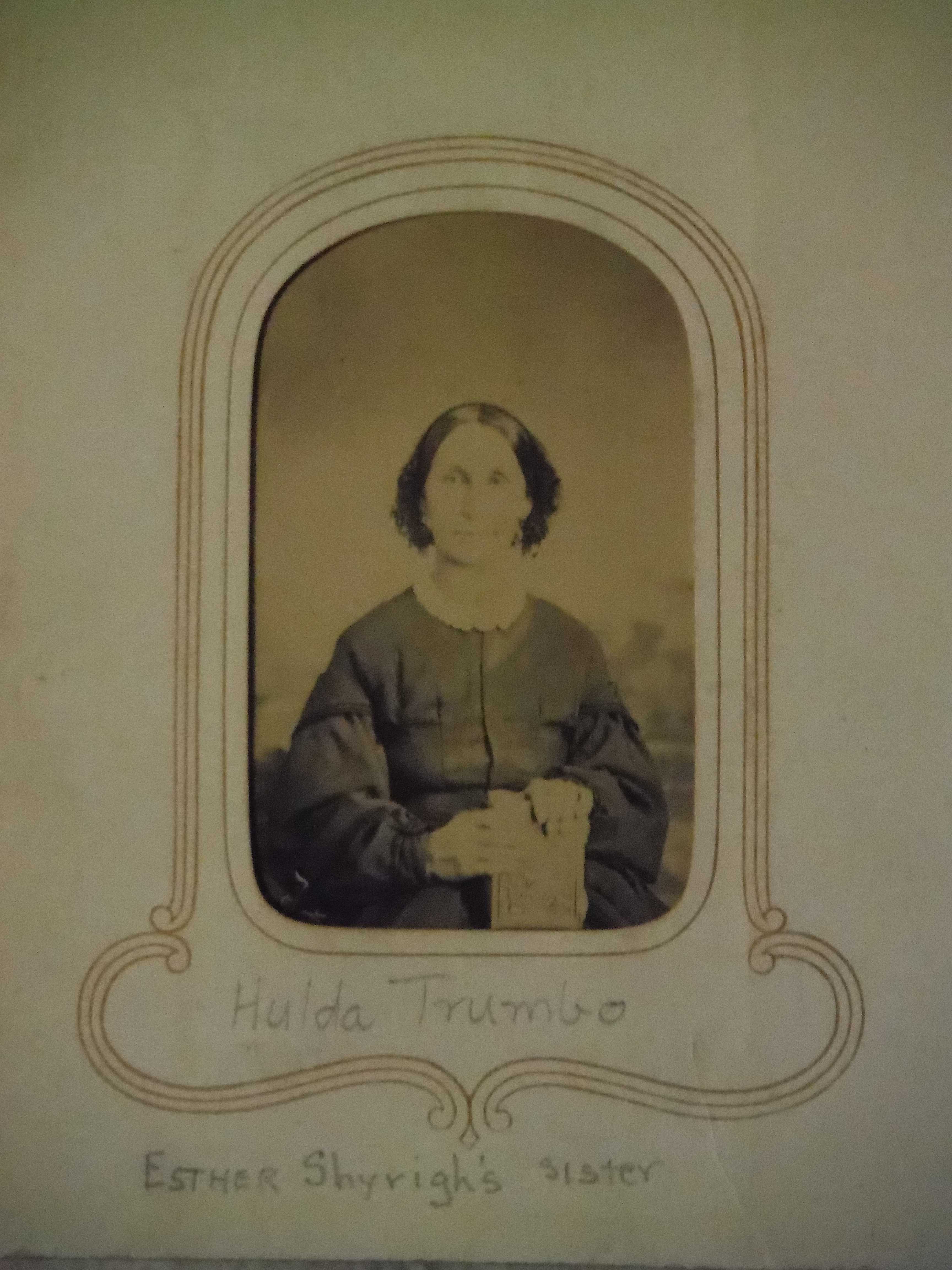 Huldah Trumbo (b 1810-1892)  Maiden name Downs