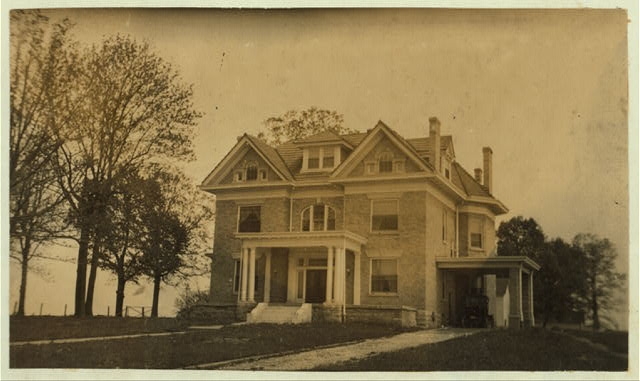 Home and farm of E.J. Hayward. See report. L.W. Hine....