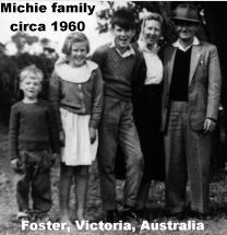 Margaret & Alec Michie family, 1960