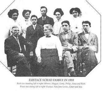 Eustace Schad family, 1890
