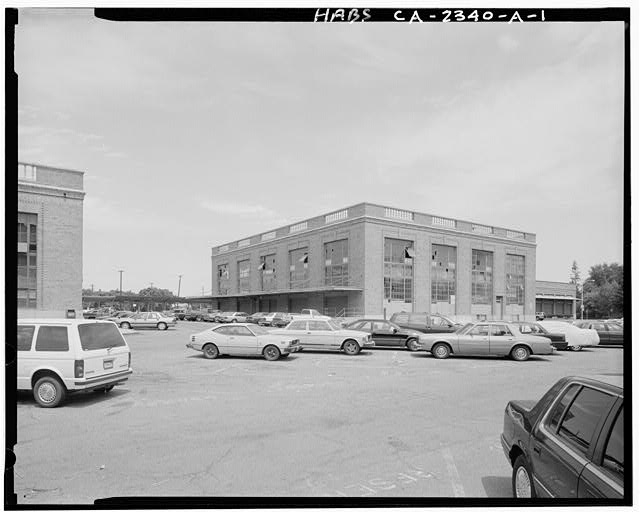 Overview of southeast corner of Southern Pacific Railroad...