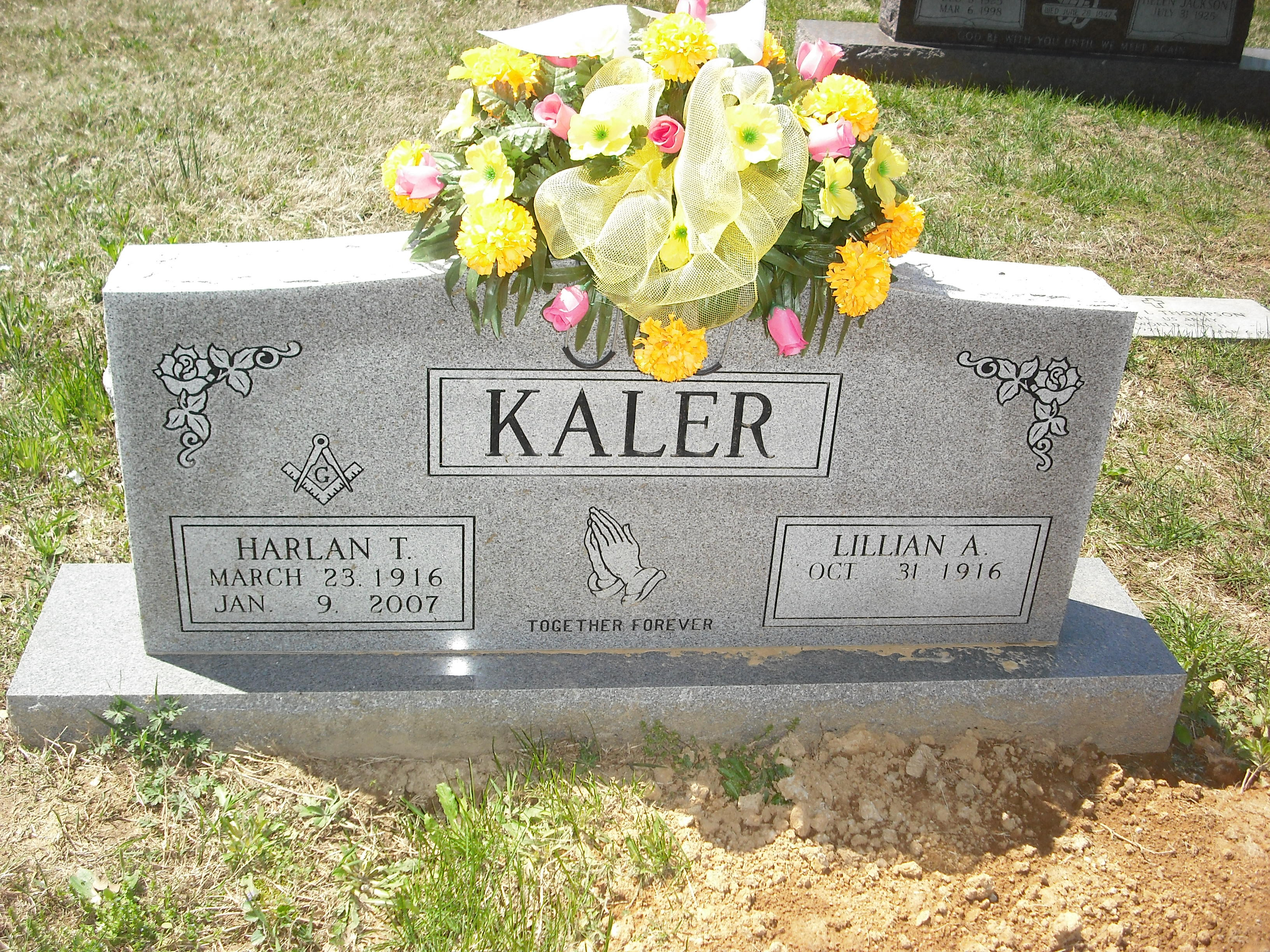 Harlan Thomas Kaler Gravesite