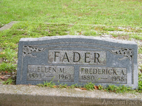 Fred and Helen Fader gravesite