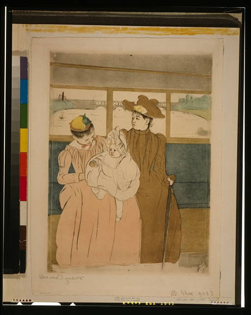 [In the omnibus, 1891] / Mary Cassatt.