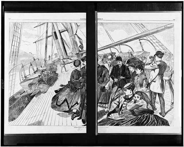 Homeward-bound / W.H. ; drawn by Winslow Homer.