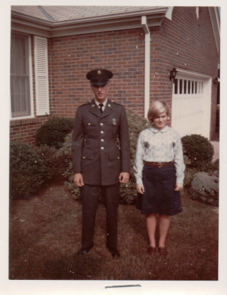 Pvt Douglas Yates Mason and his half-sister, Diane Kay Mason