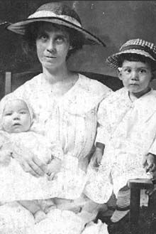 Sarah, John, & Harry Corvin, Virginia 1918
