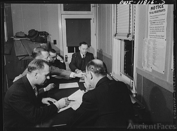 Ephrata, Lancaster County, Pennsylvania. Draft Board...