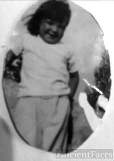 Linda Mae Kenyon (1948-2004}, at the Oregon beach. Maybe about 4-5 years old. This is my my "big sister" Linda. My Father, Loyd L. Kenyon, adopted Linda after he married our Mom, Gloria.
