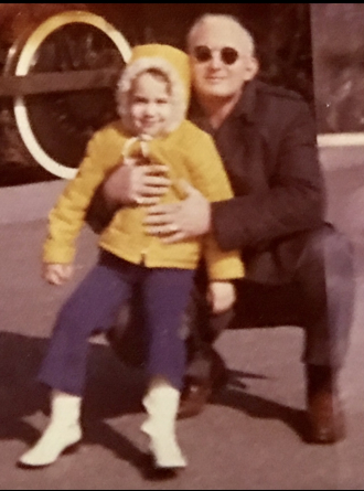 Dad holding Dale 