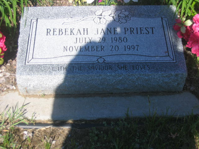 Rebekah Jane Priest Gravesite