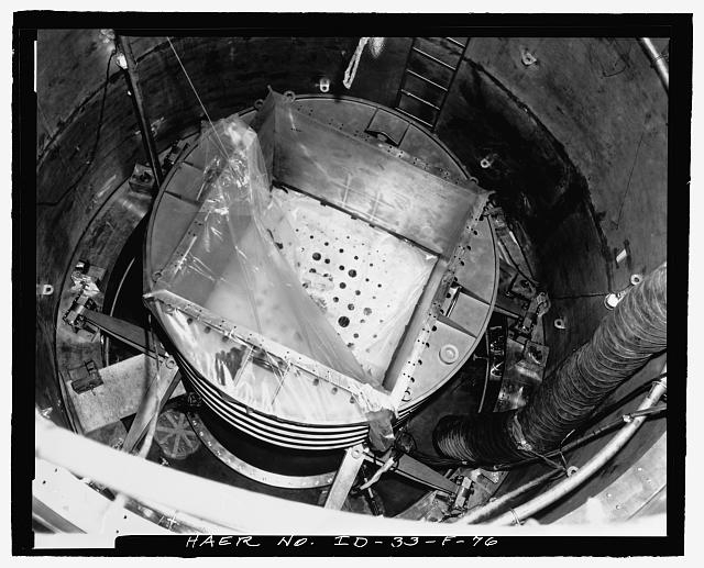 PBF Reactor Building (PER-620). Camera looks down into...