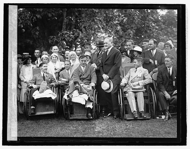 Gen. Pershing at White House garden party, 6/3/26