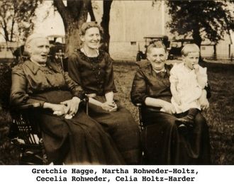 Gretchie Hagge & descendants 1921